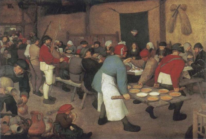 BRUEGEL, Pieter the Elder Peasant Wedding